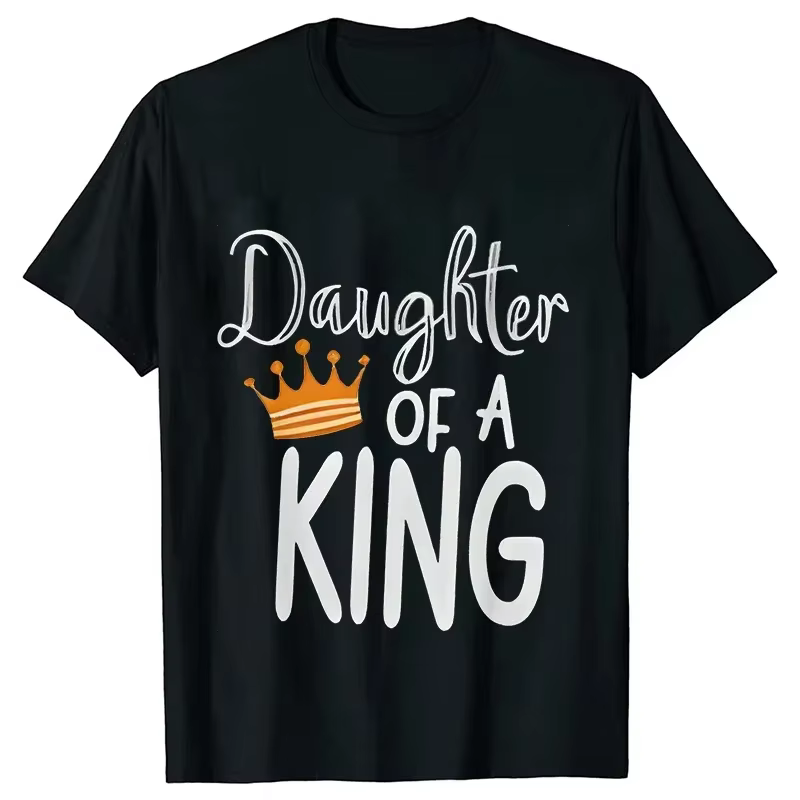 T-shirt graphique drôle père de la princesse fille du roi