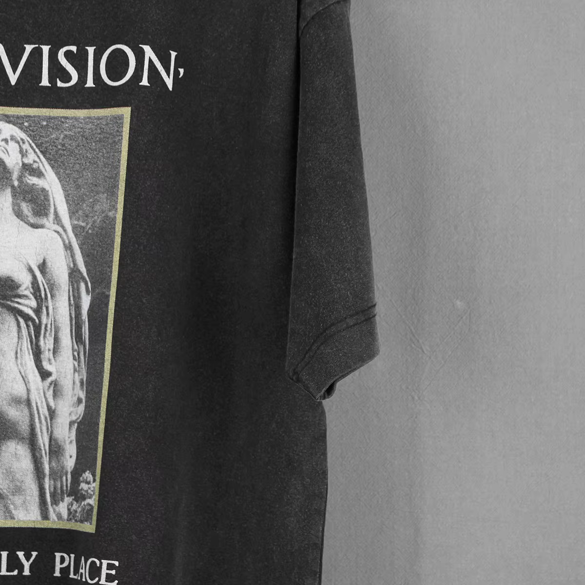T-shirt Joy Division In A Lonely Place Song Vintage Post Punk Band Merch pour hommes