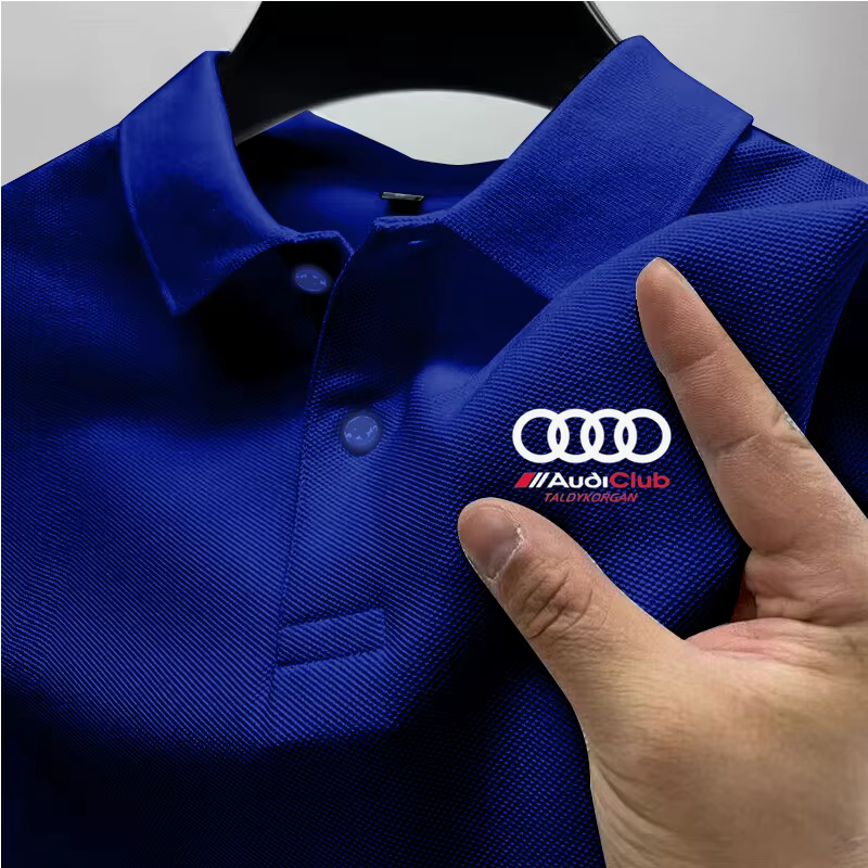 Polo Audi : Vêtement de course moto simple et tendance