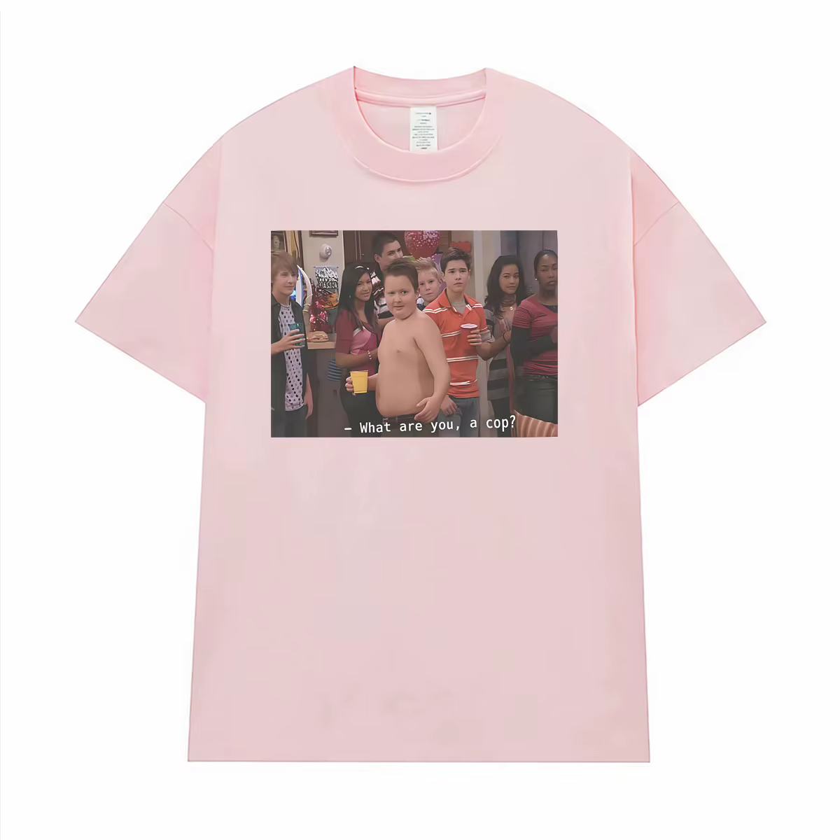 Gibby, qu'est-ce que tu es ? Un flic ? T-shirt imprimé avec des mèmes amusants de la série télévisée
