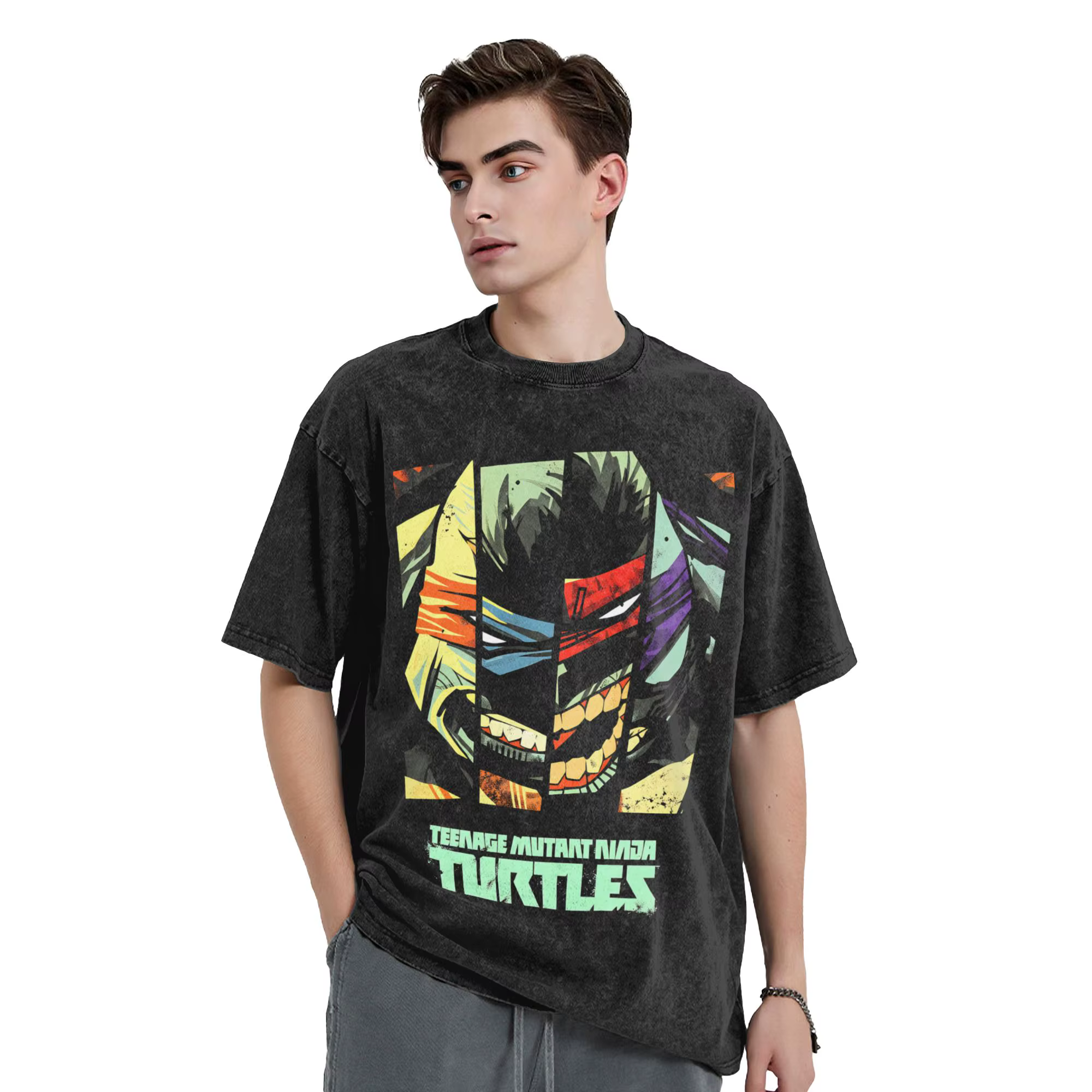 T-shirt décontracté Y2K rétro pour homme