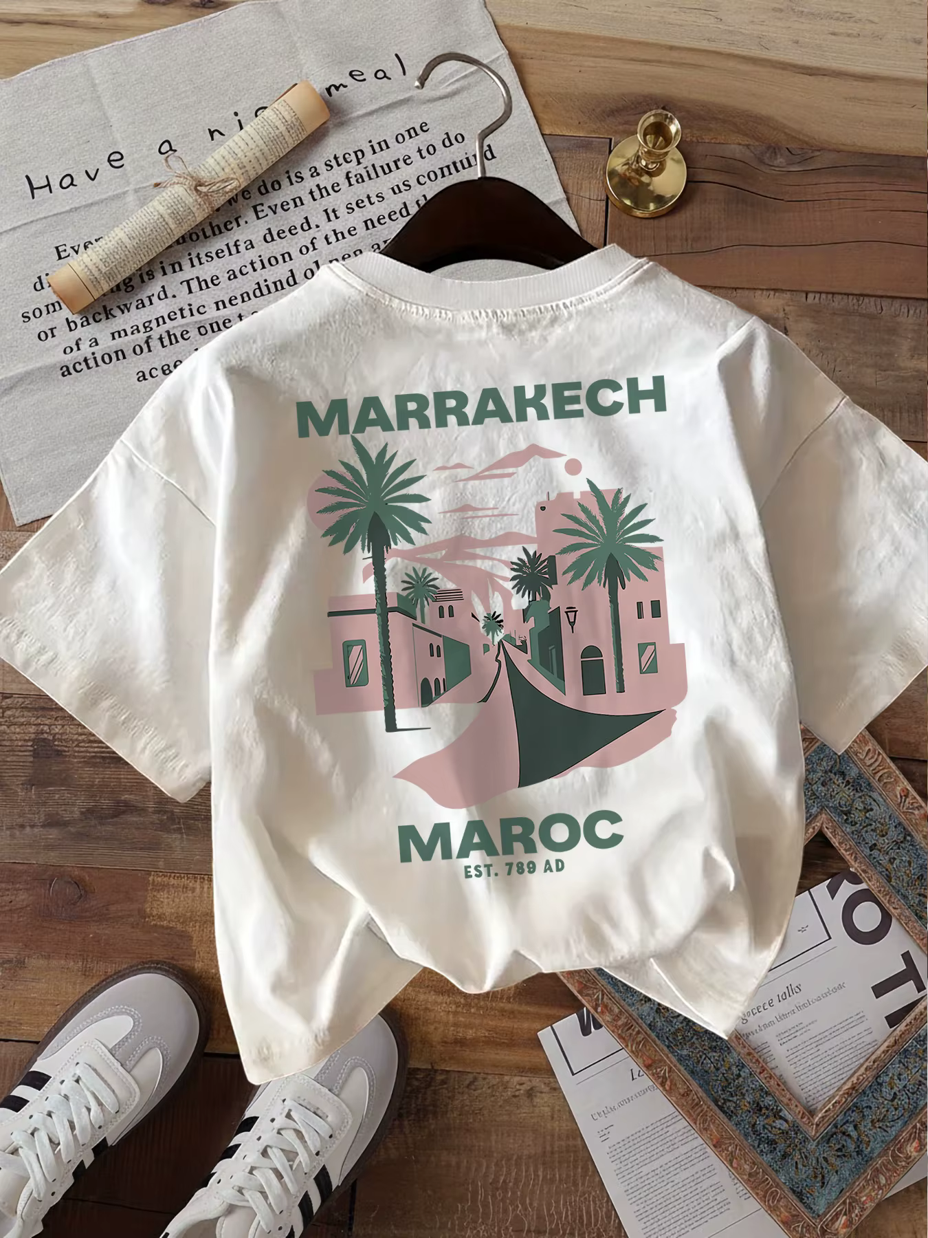 T-shirt Marrakech Maroc humoristique vintage