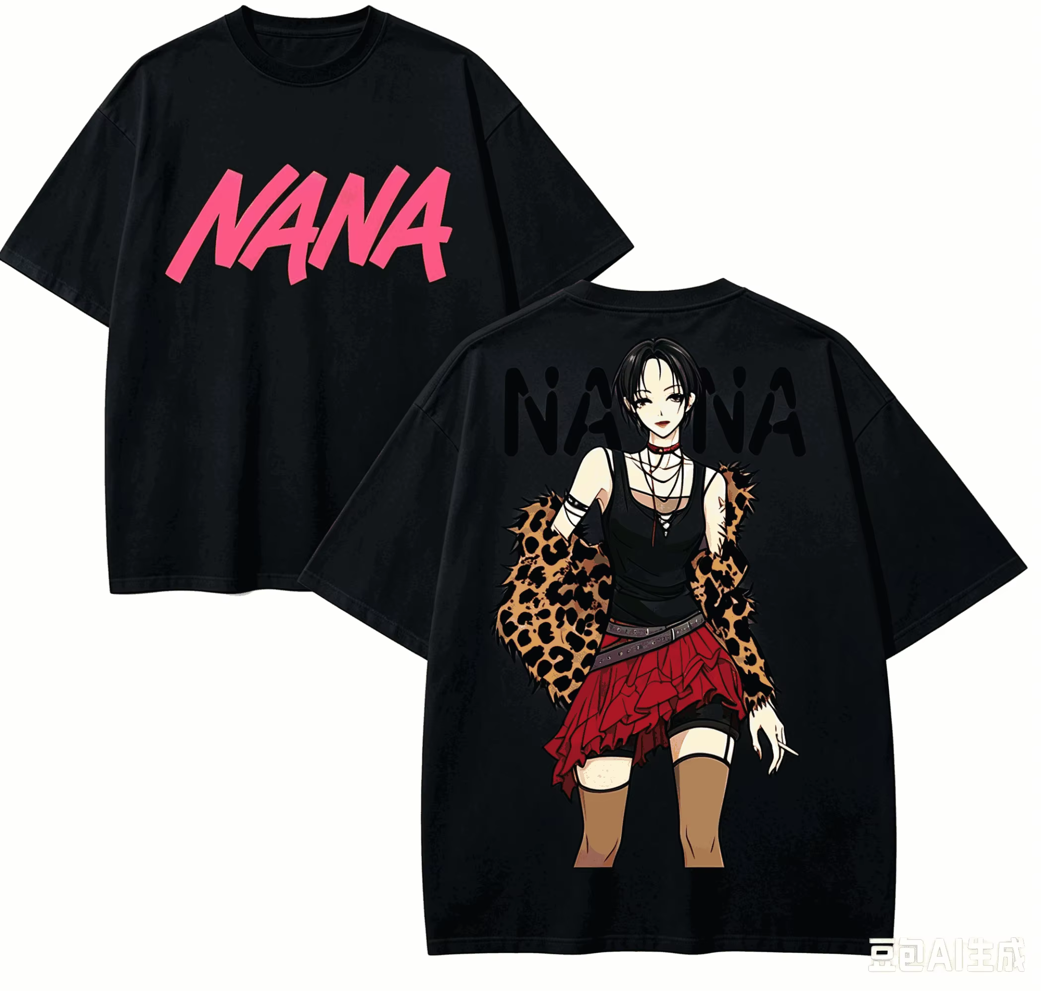 T-shirt Nana Anime Lover en coton Harajuku