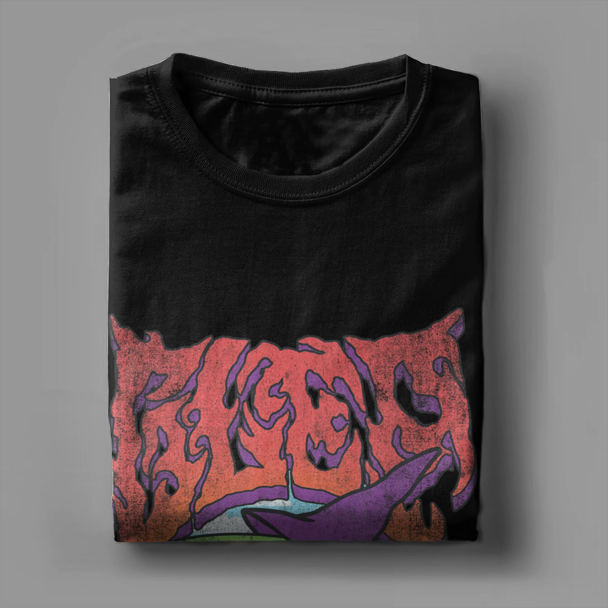 Amis souriants Glep fleurs T-Shirt hommes coton Cool