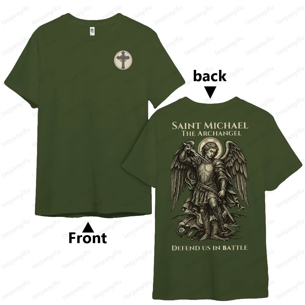 Saint Michael l'archange t-shirt guerrier catholique