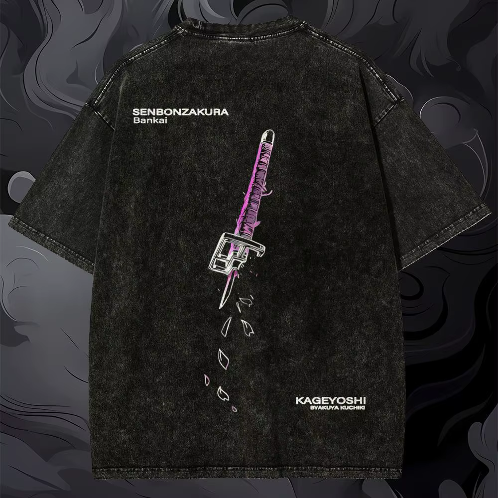 T-shirt à manches courtes BLEACH Senbonzakura Bankai