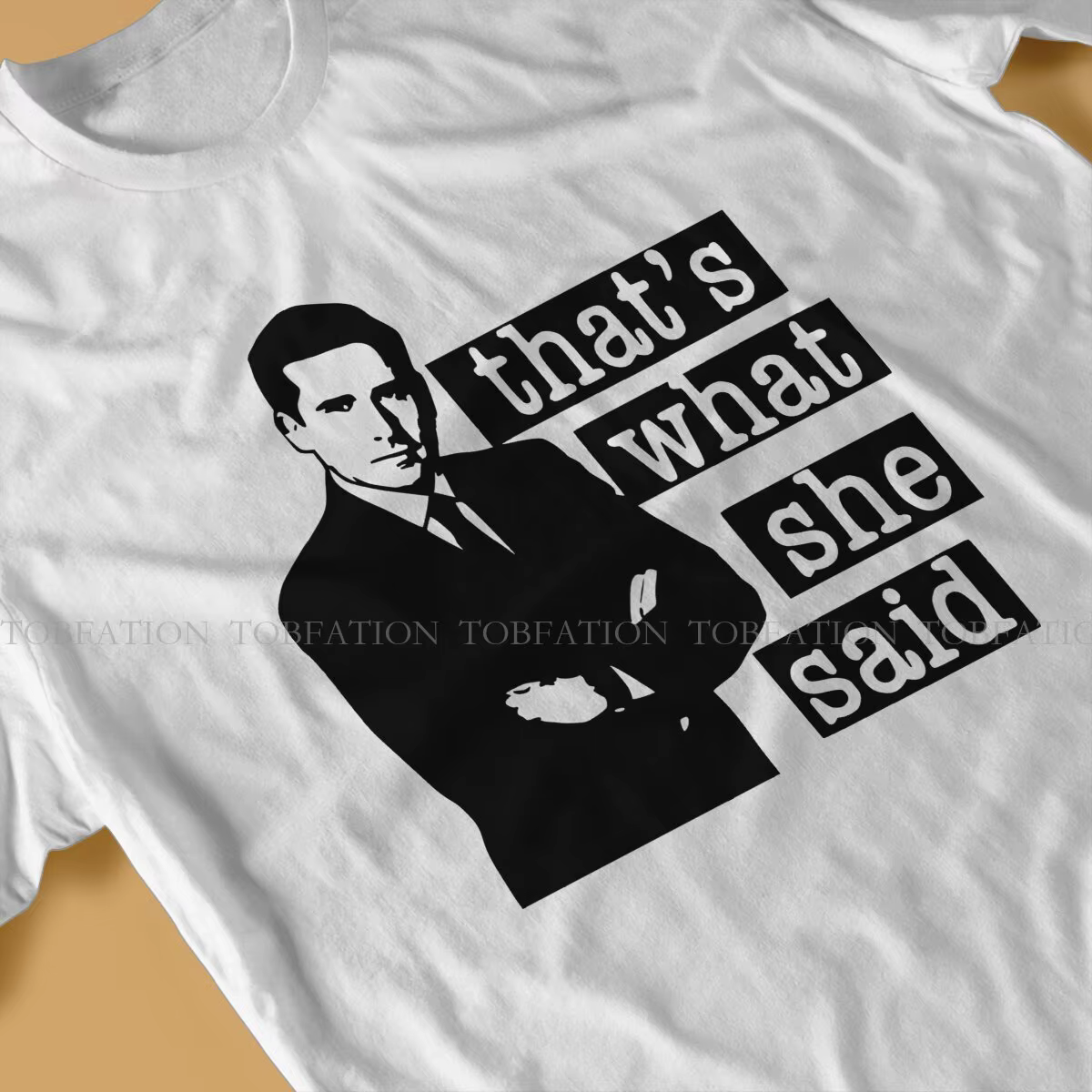 C'est ce que elle a dit hommes t-shirt le bureau Michael Scott TV O cou hauts 100% coton