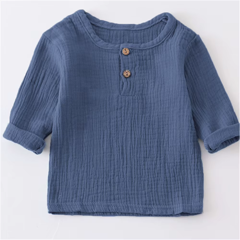 T-shirt en lin plissé pour enfant