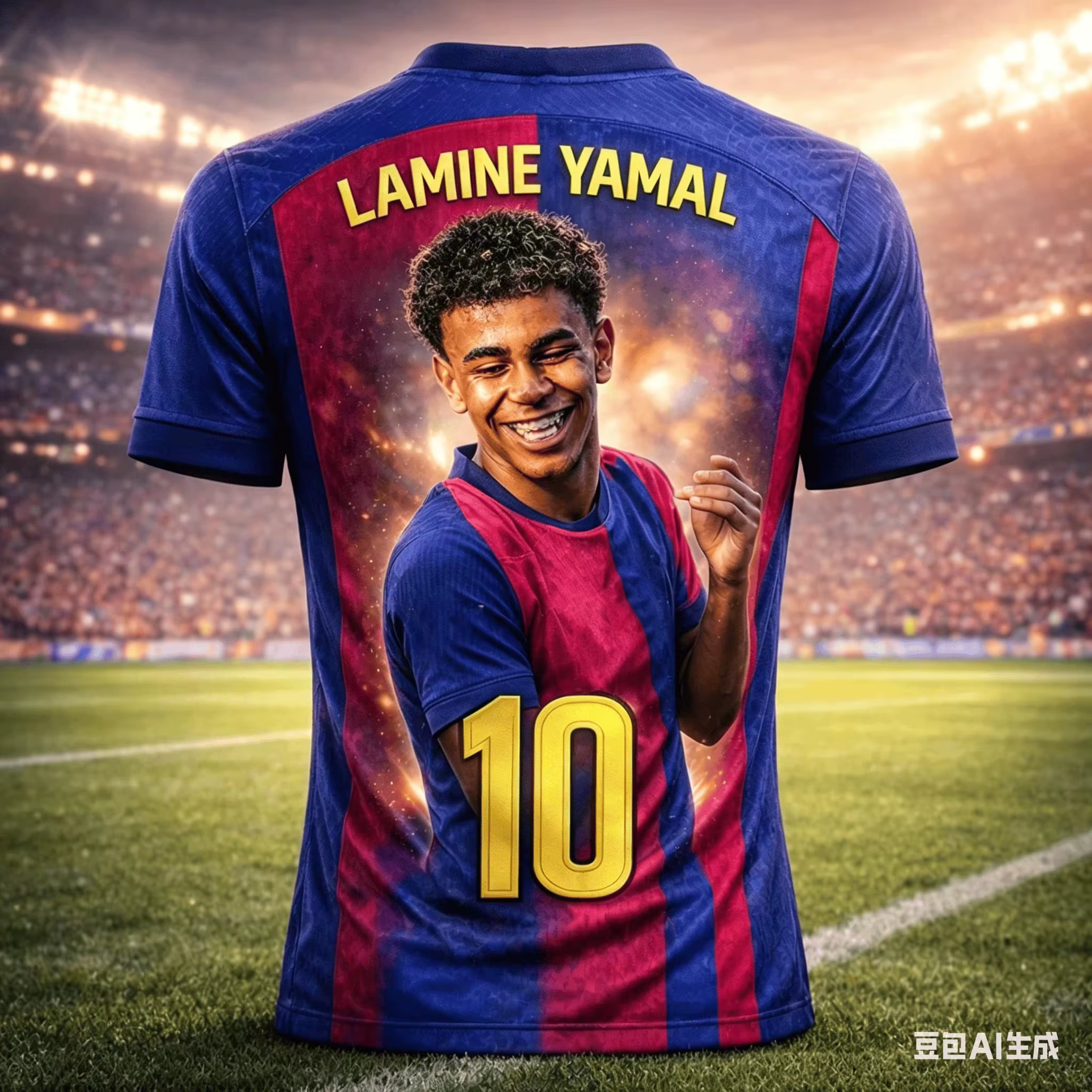 # 10 T-shirts de football du FC Barcelone, pour hommes et femmes, rouge et bleu, à manches courtes, décontractés, pour fans de football, streetwear