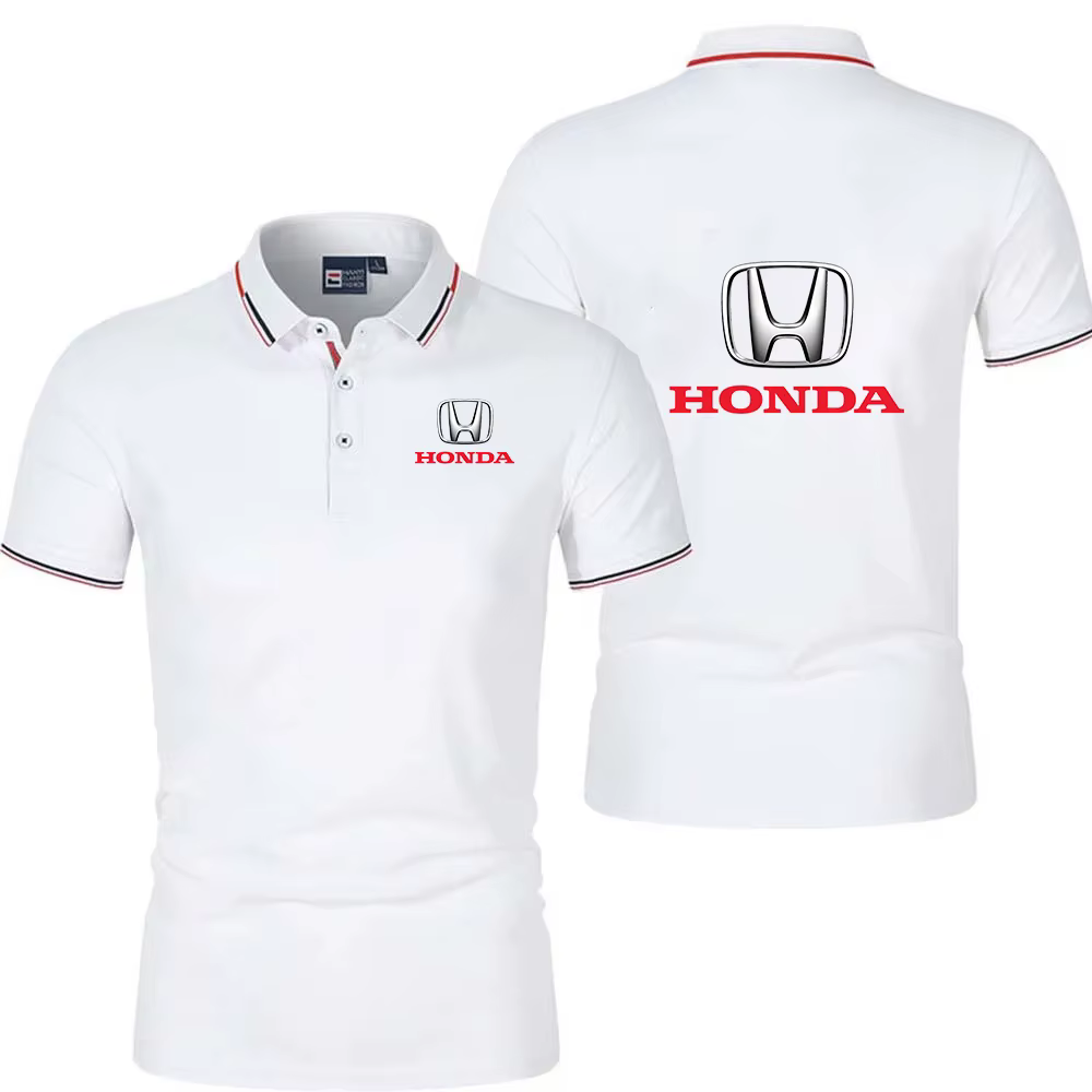 2026 Camiseta Polo Honda Logo Racing Team pour homme