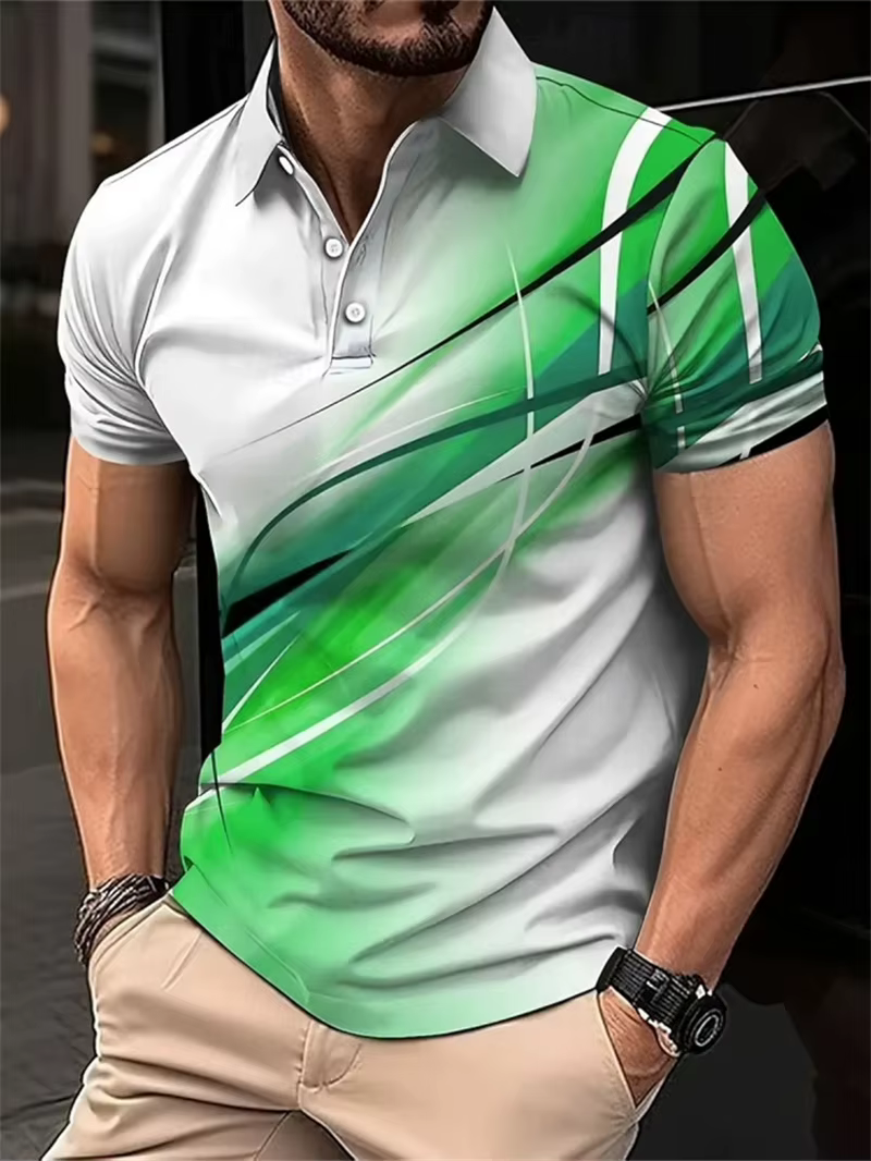 Polo à manches courtes pour hommes