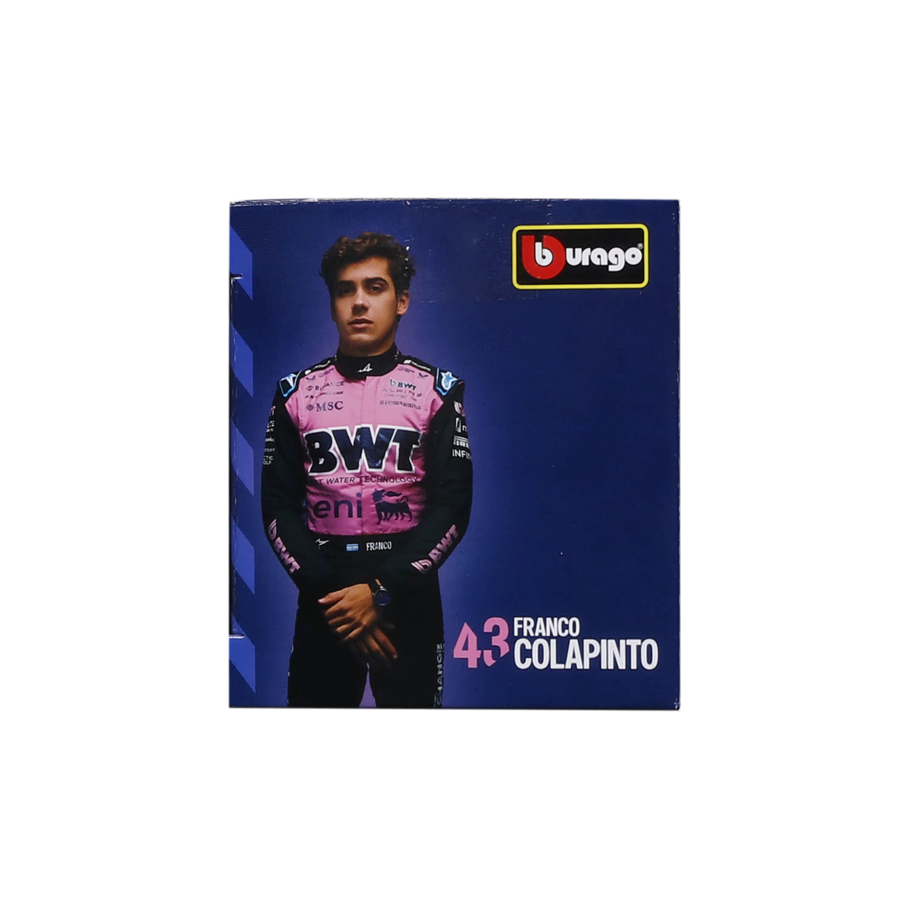 Bburago 1:43 2025 F1 BWT Équipe de formule um alpin # 10 Pierre Gasly # 43 Franco Colapinto alliage voiture moulé sous pression modèle jouet à collectionner