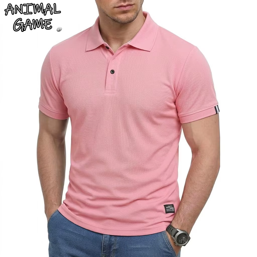 Chemises polo à manches courtes pour hommes