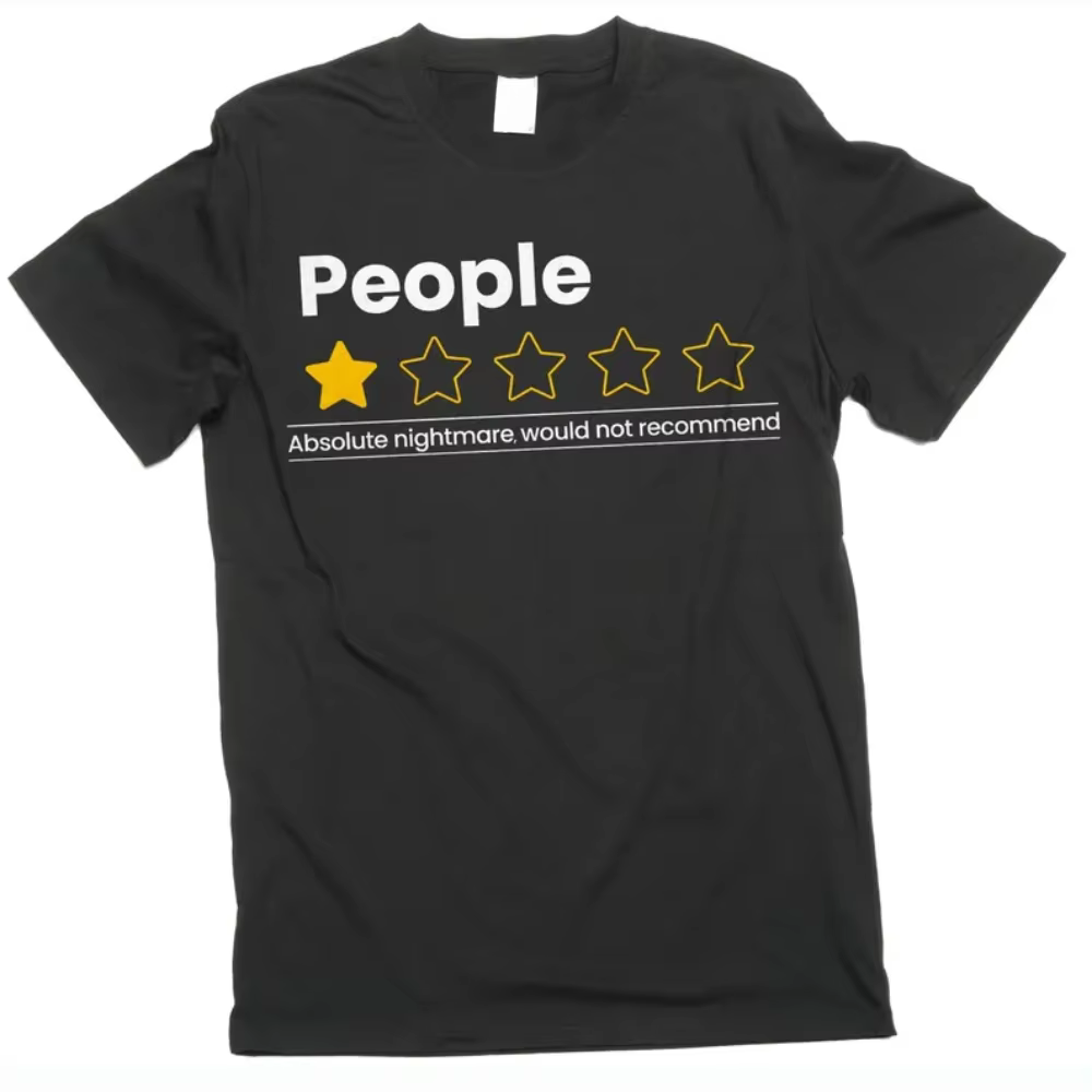 T-shirt humoristique pour hommes et femmes