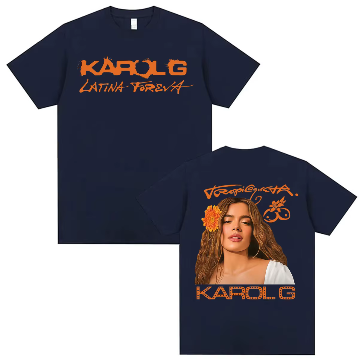 T-shirt de la tournée d'album Tropicoqueta 2026 de la chanteuse Karol G