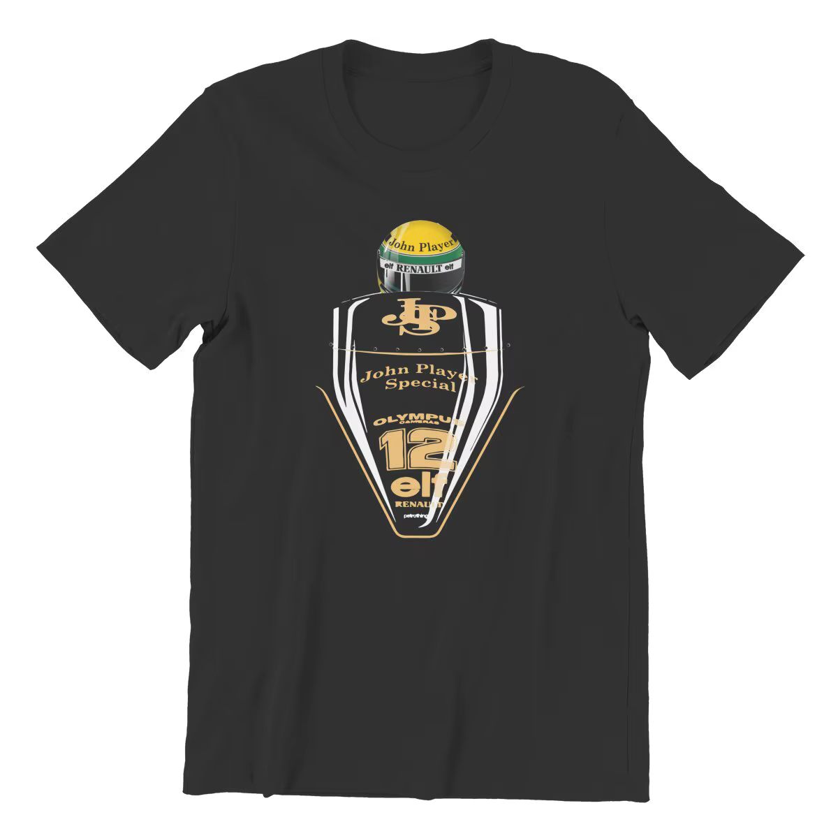 T-shirt imprimé en pur coton pour homme