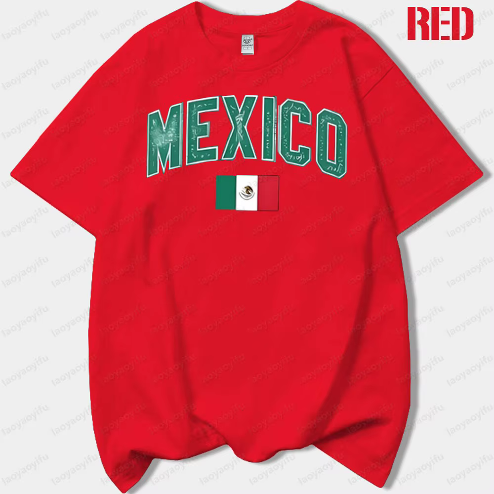Jour de l'indépendance mexicain femme graphique t-shirts Viva mexique homme été haute qualité coton t-shirt mode décontracté extérieur hauts