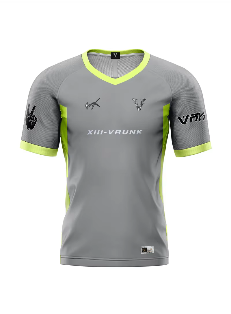 VRK Summer T-shirt à manches courtes et col rond pour homme