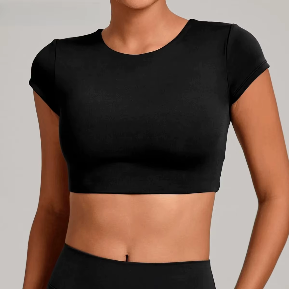 T-Shirt de sport dos musculaire sans rembourré pour femmes