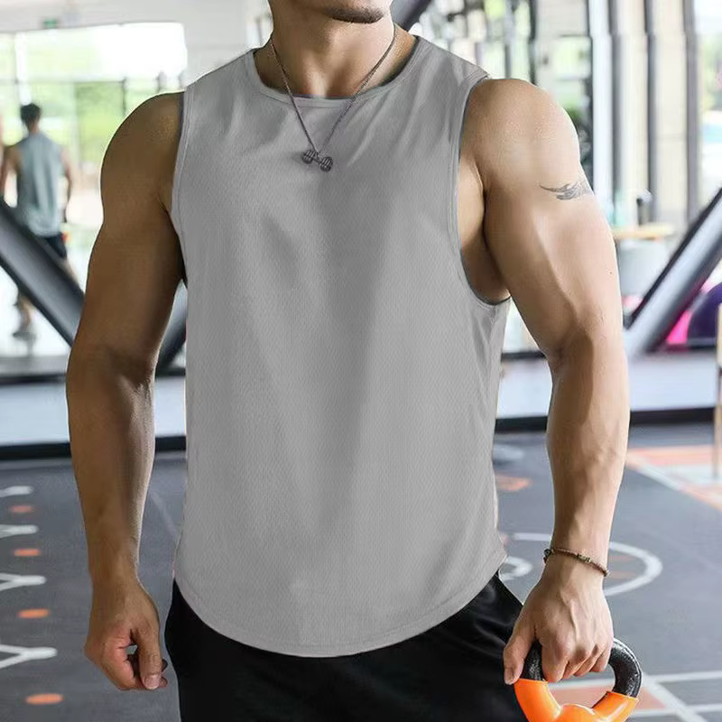Nouveau débardeur homme été 2026 couleur unie pour le sport