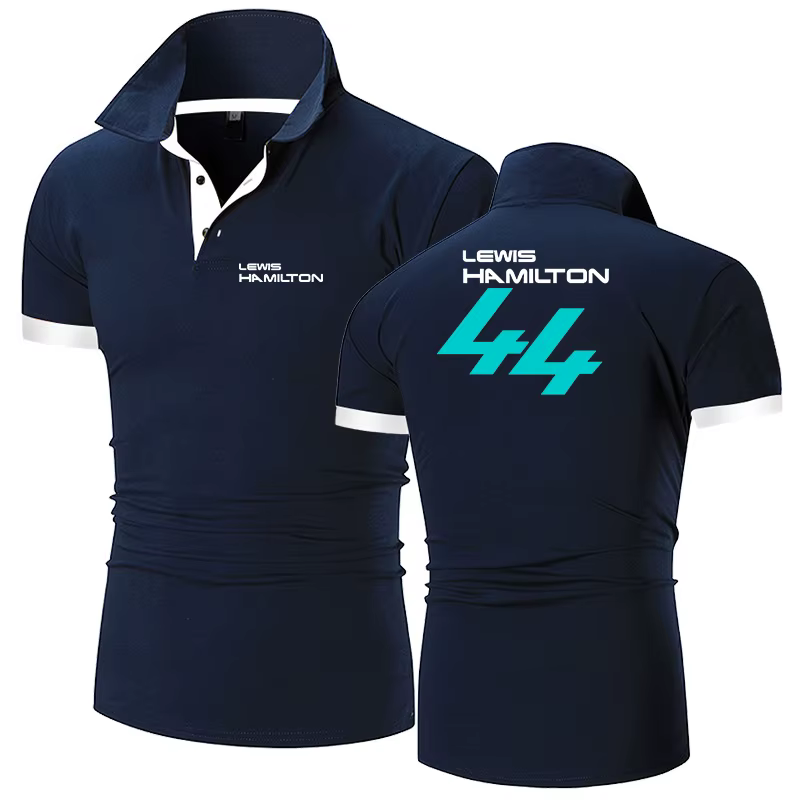 Polo à Manches Courtes en Coton pour Homme