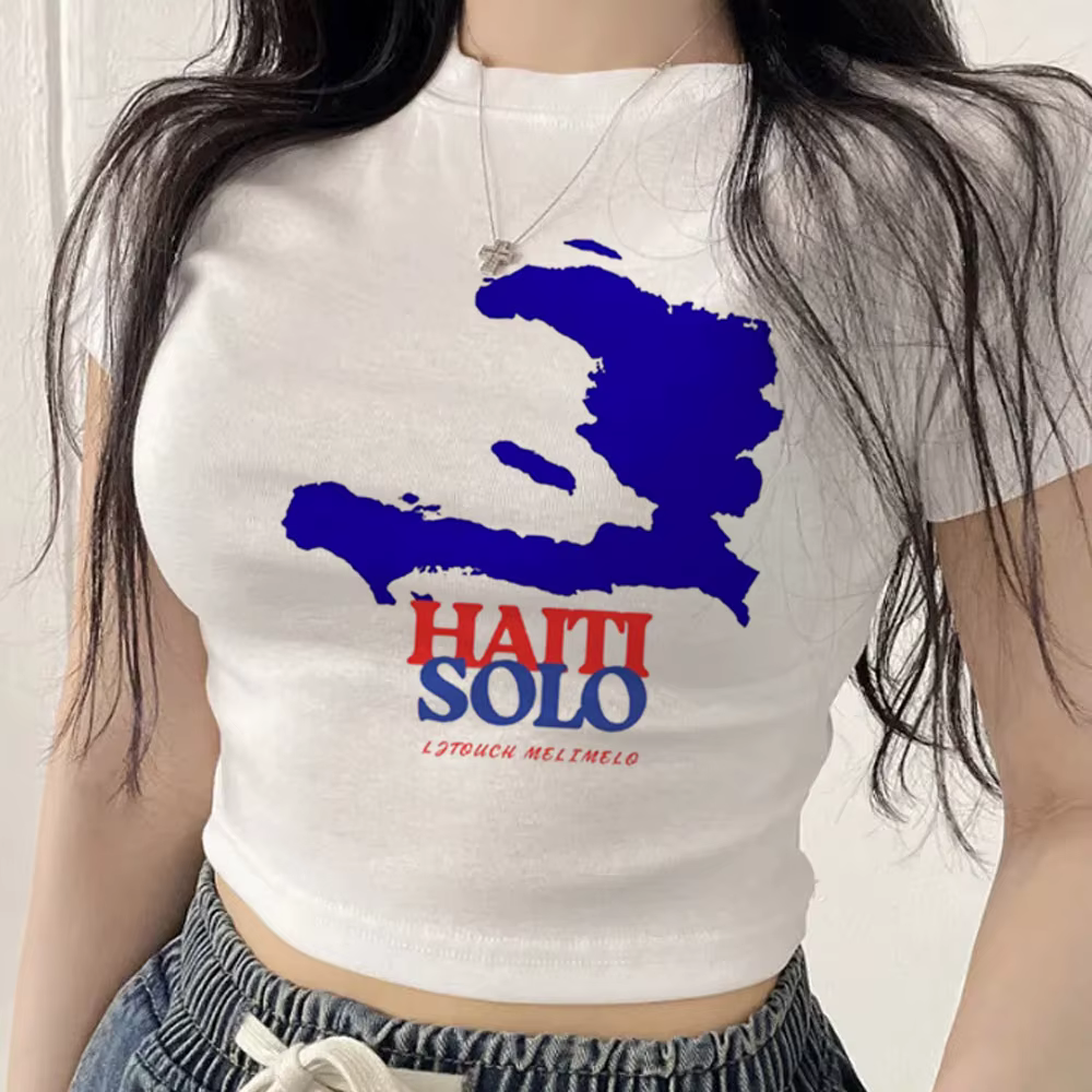 T-shirt crop top ado style meme