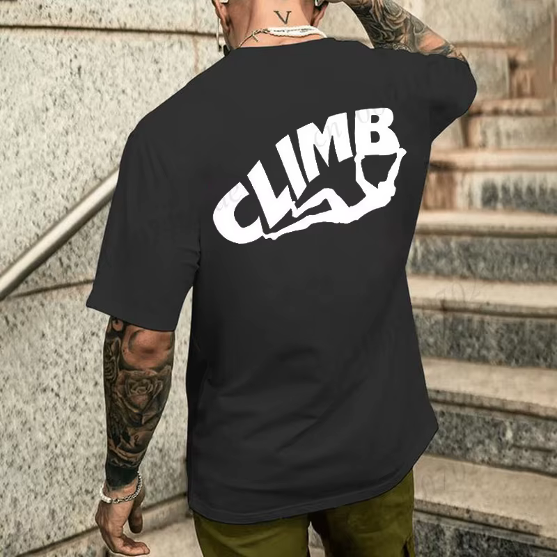 T-shirts de design pour l'escalade pour hommes et femmes