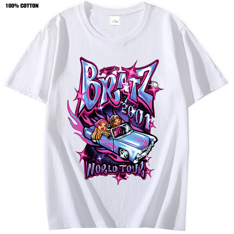Bratz-T-shirt manches courtes pour femme