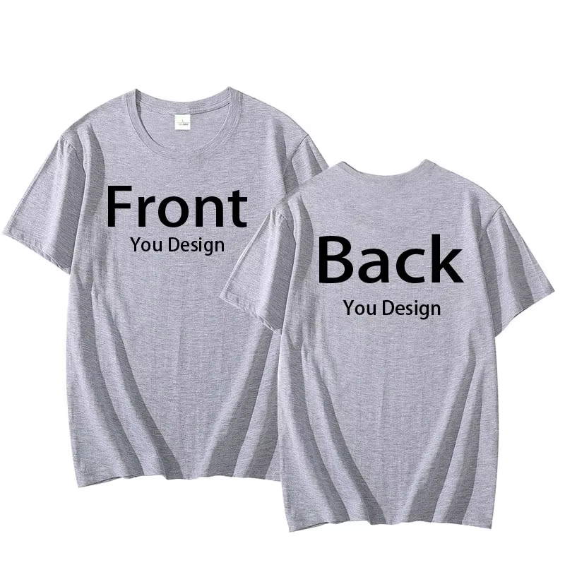 T-shirt personnalisé avant et arrière