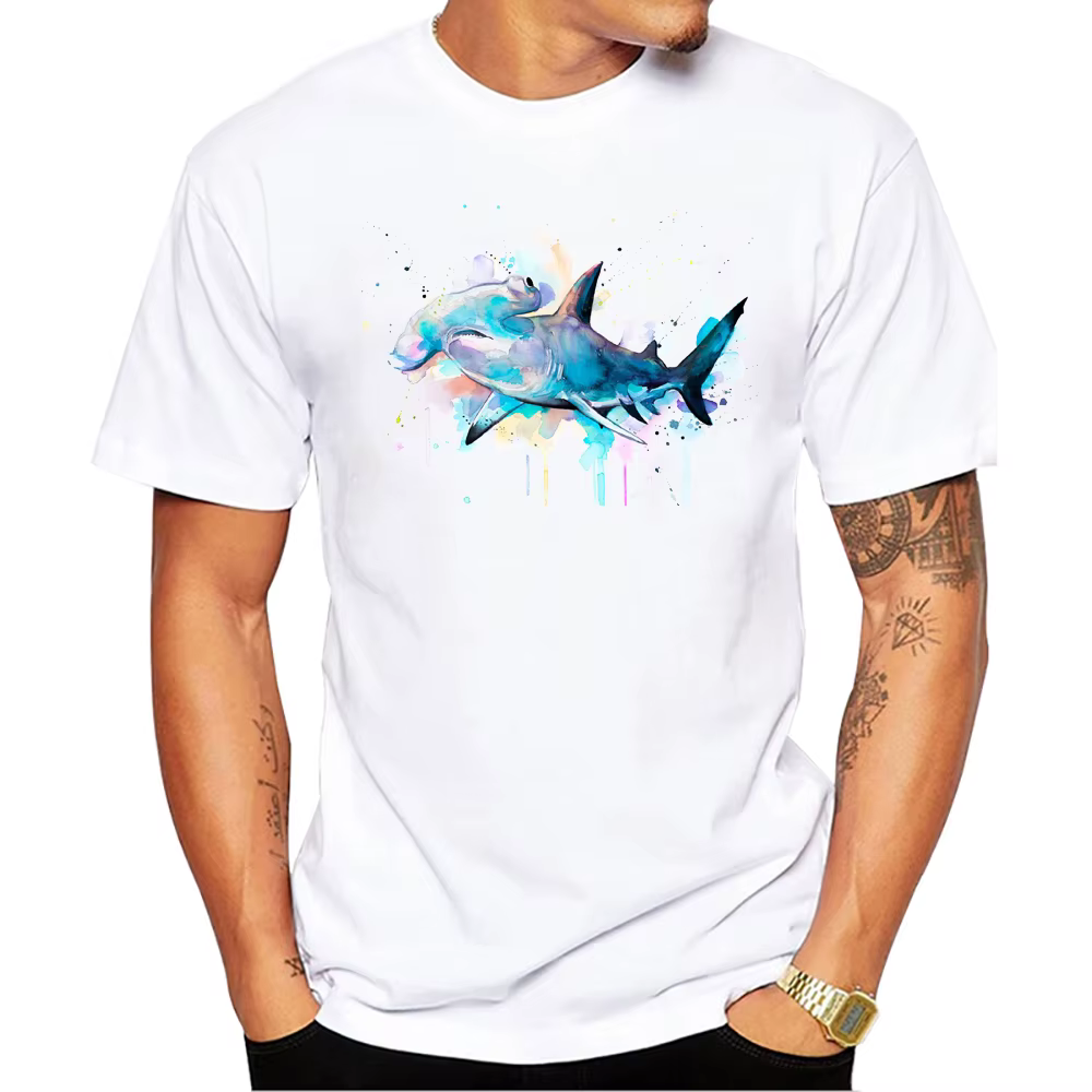 TEEHUB-T-Shirt à Manches Courtes et Col Rond pour Homme Streetwear Décontracté