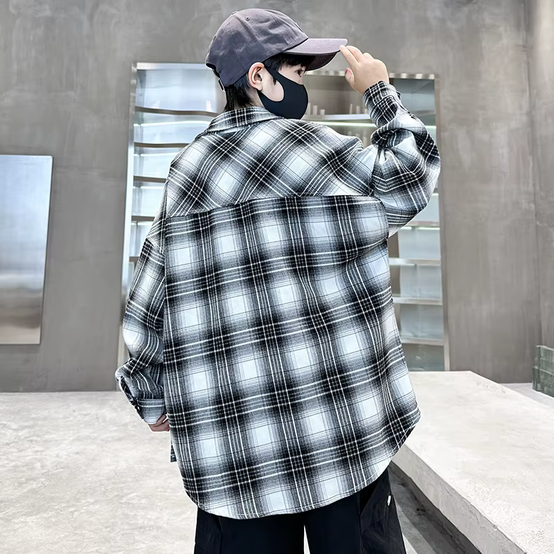 Chemise à Manches sulfpour Garçon et Adolescent