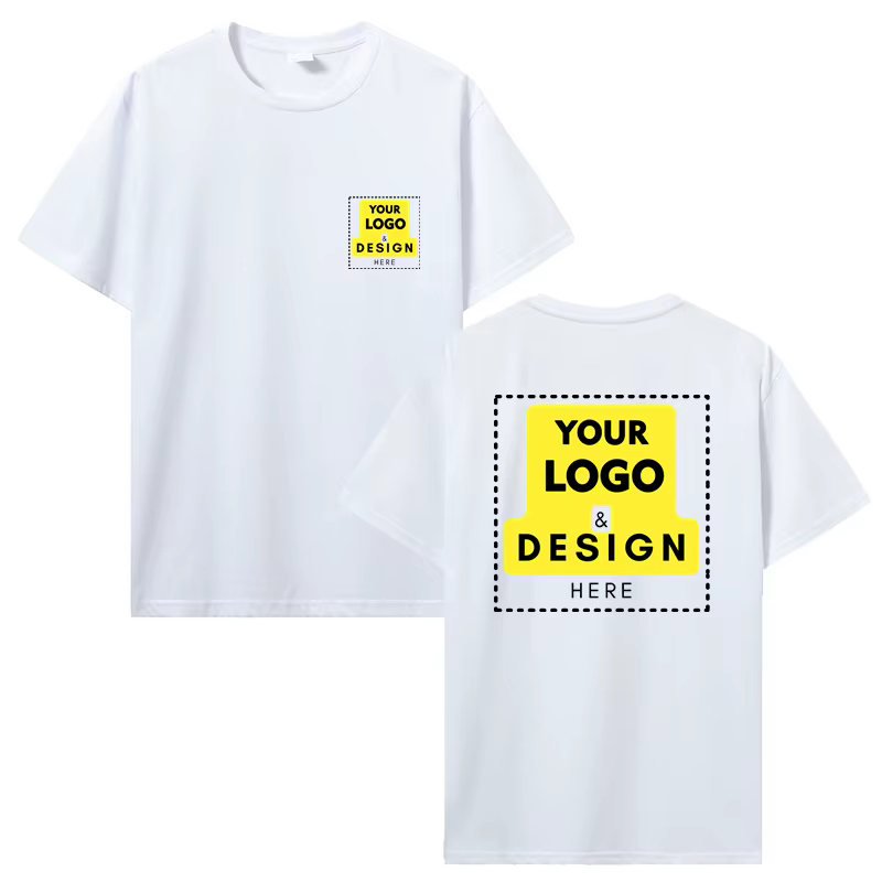 Votre conception ici t-shirts coton T-Shirt personnalisé faire