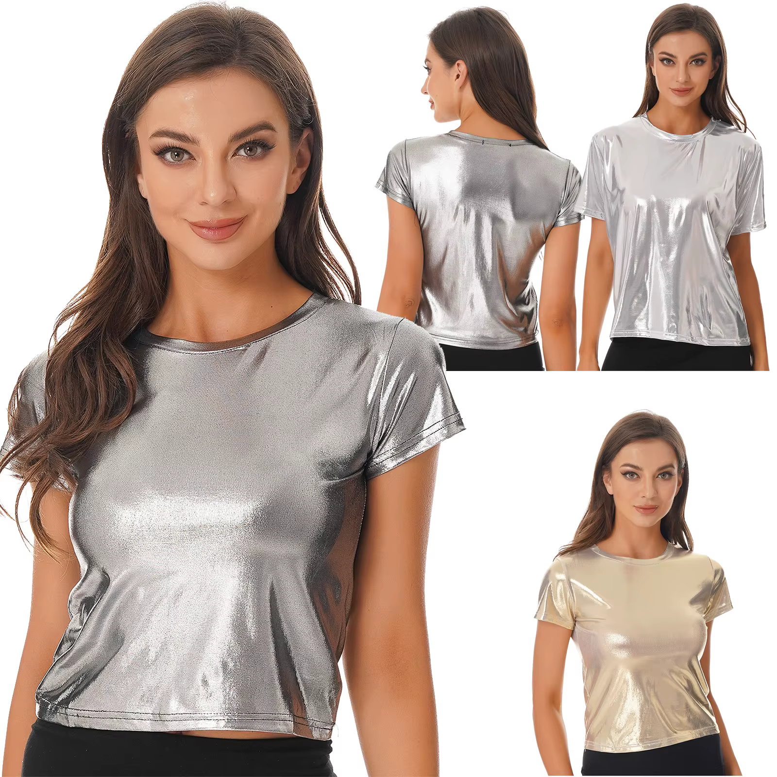 T-shirt à manches courtes pour femmes