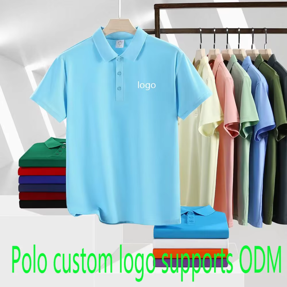 Polo décontracté haut de gamme avec impression numérique personnalisée pour grandes tailles