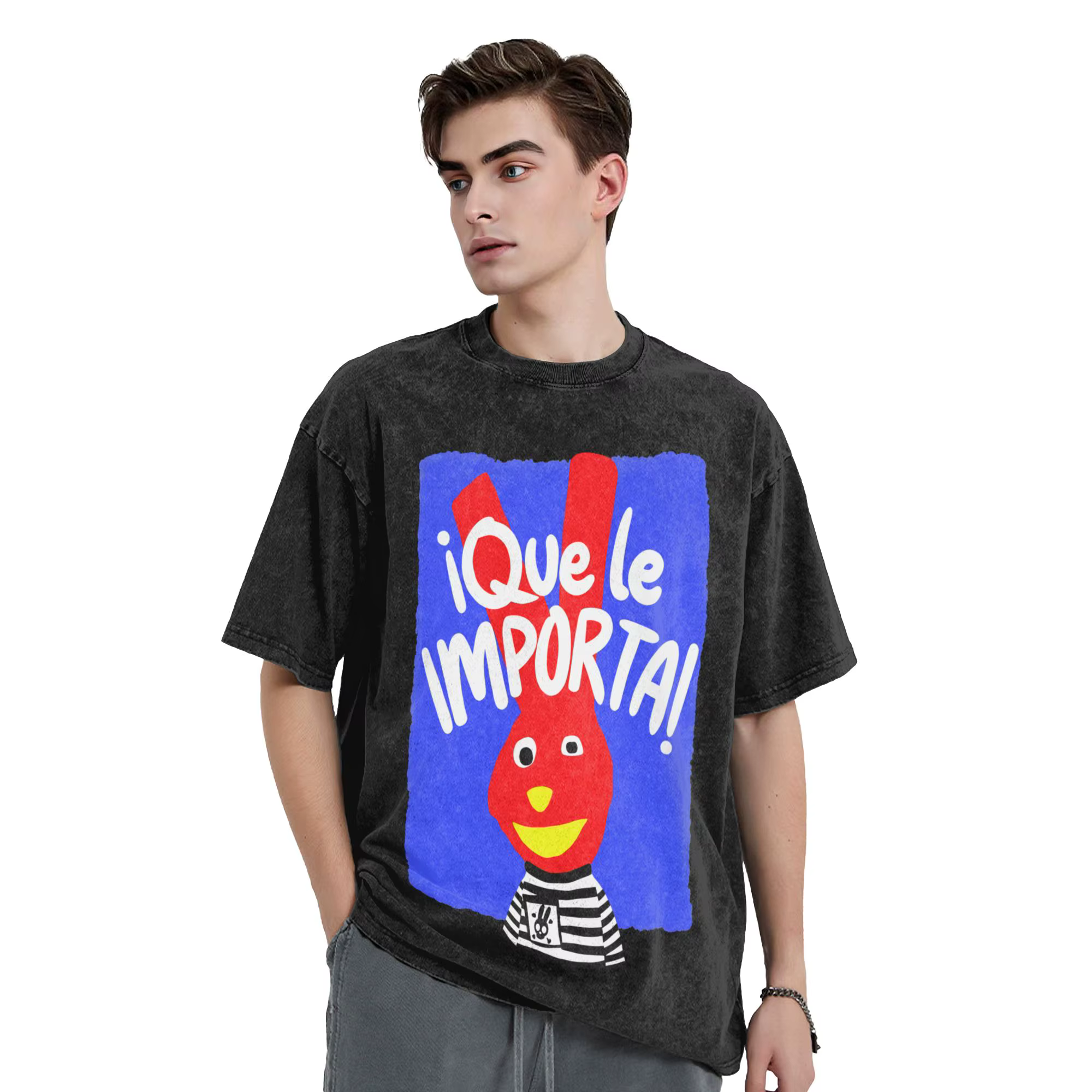 31 Minutos citations Bodoque t-shirt Hip Hop lavé coton surdimensionné T-Shirts pour hommes haut pour femme Streetwear graphique imprimé T-Shirts
