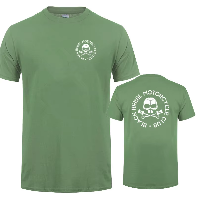 Black Rebel Motorcycle Club T Shirt pour hommes d'été Cool Cotton Short Sleeve MC