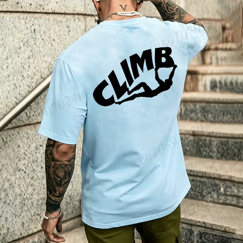 T-shirts de design pour l'escalade pour hommes et femmes