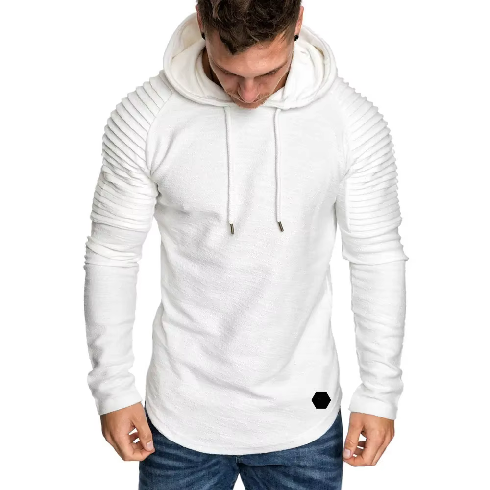 MRMT 2026 Nouveaux Sweats à Capuche Homme à Manches Longues Raglan avec Franges et Plis – Pulls et Sweatshirts