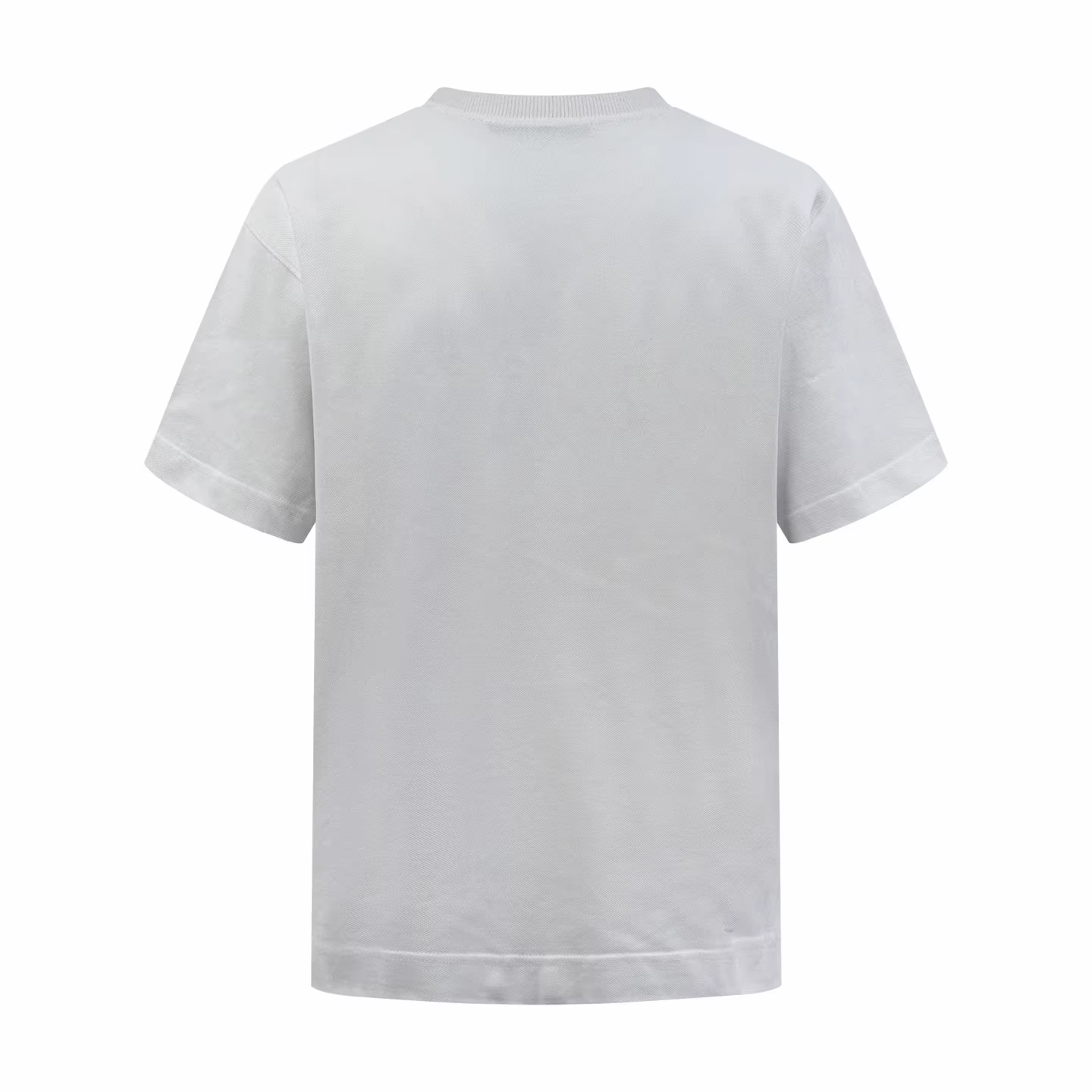 T-shirt unisexe en coton biologique avec logo brodé 3D