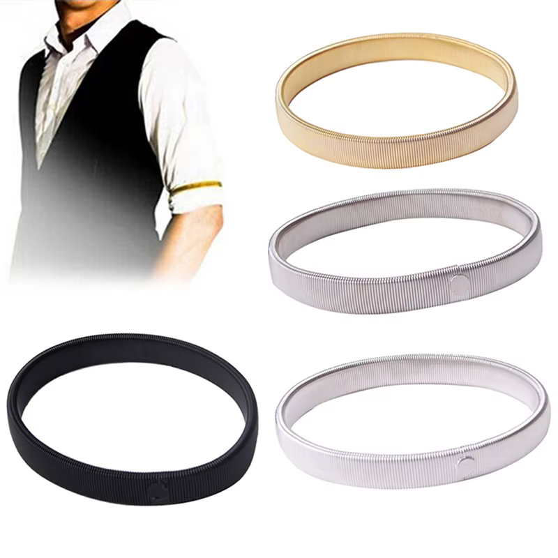 1/2 Pièces Élastique Vintage Élégant Réglable pour Hommes et Femmes