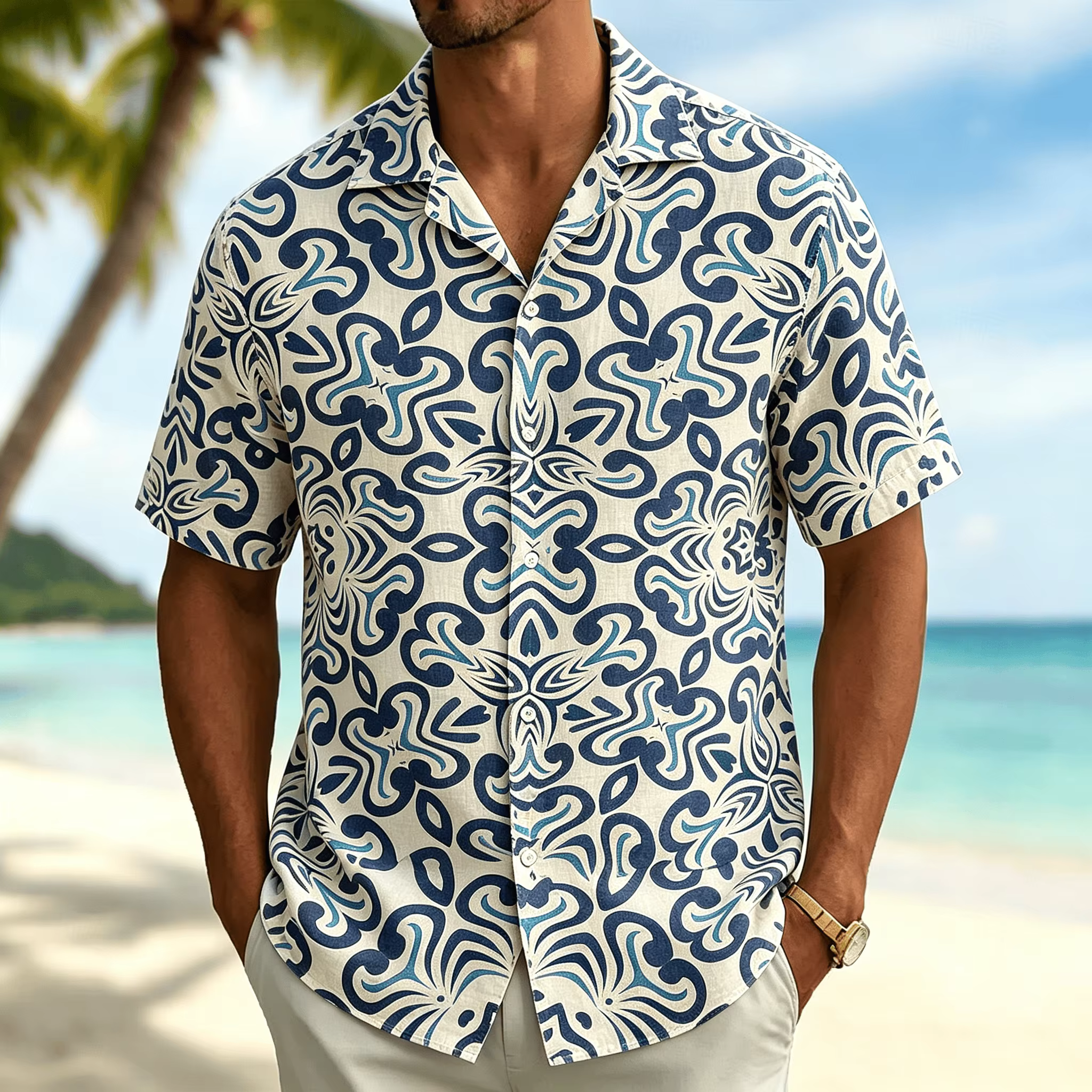 Chemise à manches courtes pour homme 2026