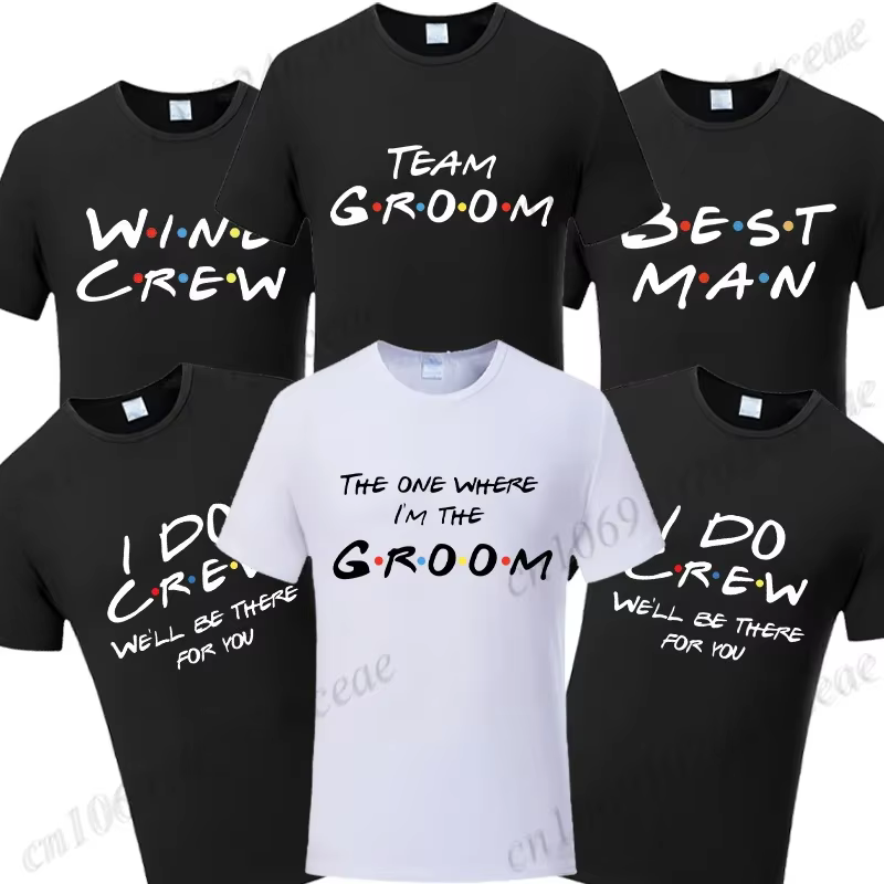 T-shirt Team Groom Squad Best Man