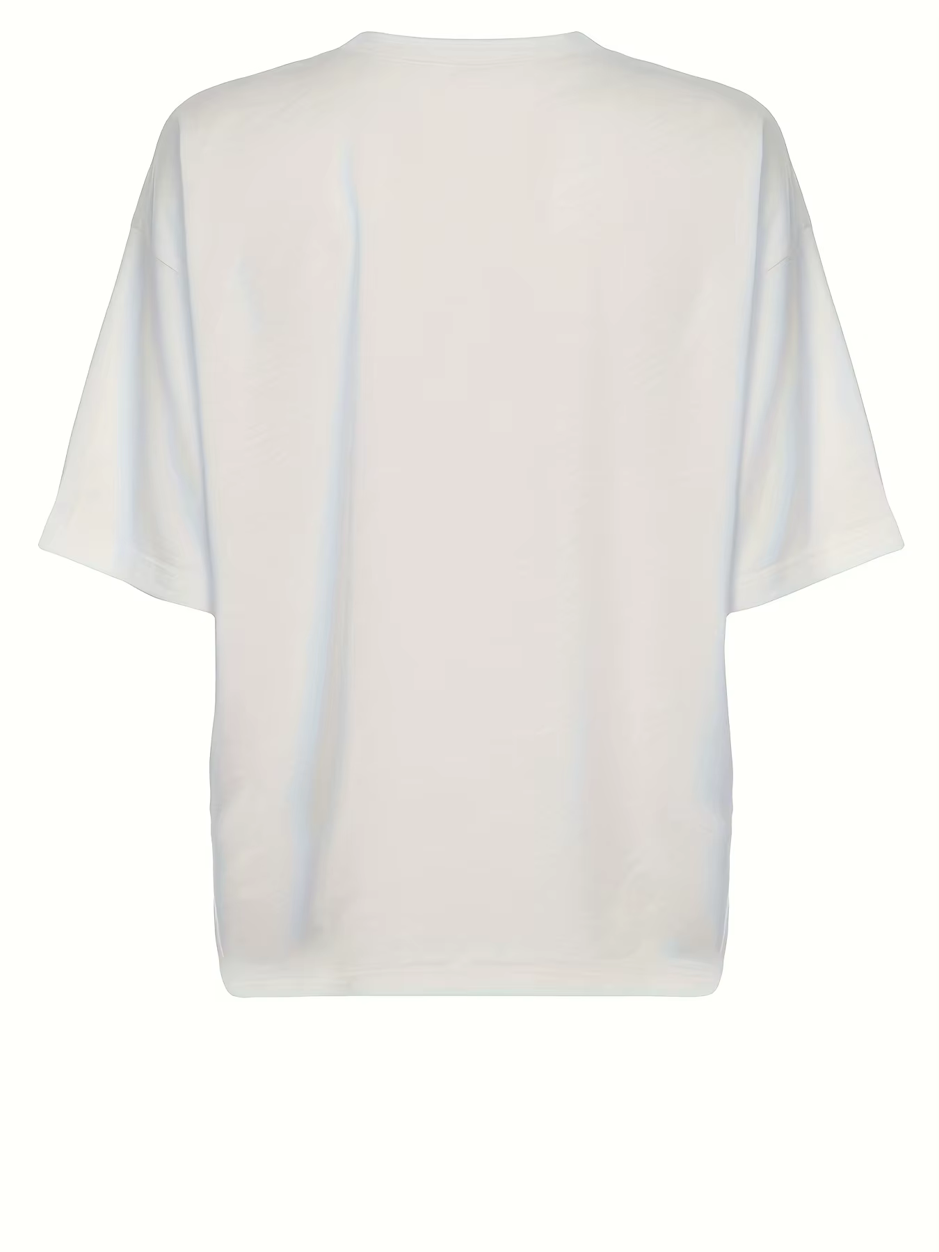 T-shirt à manches courtes et col rond imprimé bikini rose