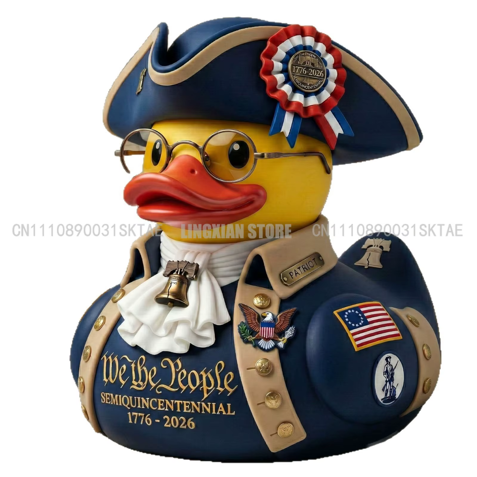 Canard en caoutchouc militaire Top Gun 40e anniversaire Maverick Pilot Duck