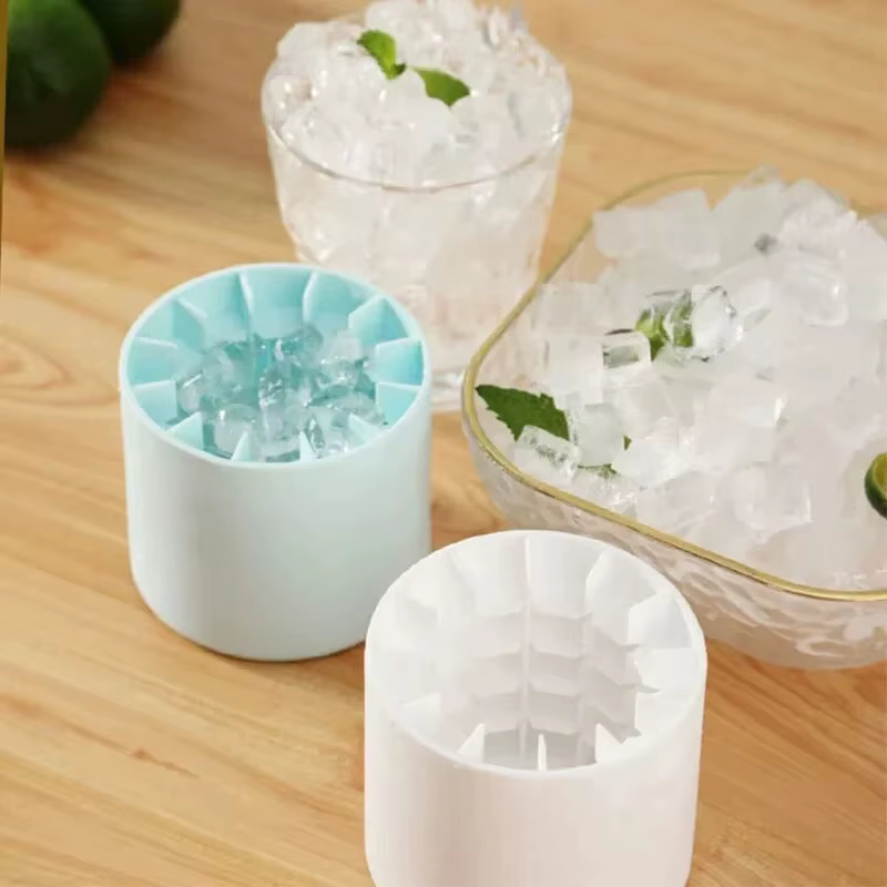 Moule à glaçons rond en Silicone, seau à glace d'été fait maison, bricolage, réfrigérateur, machine à glaçons, moule à glaçons créatif, outils de bar