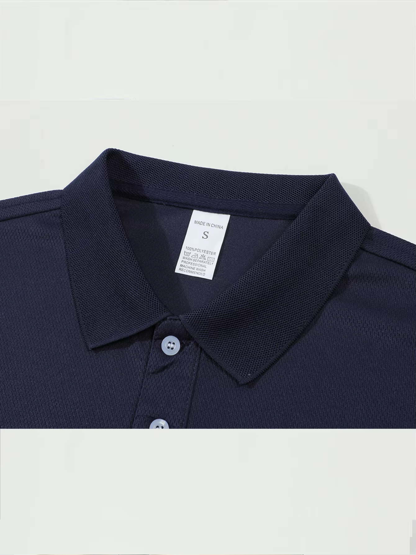 Polo de golf bleu marine pour homme