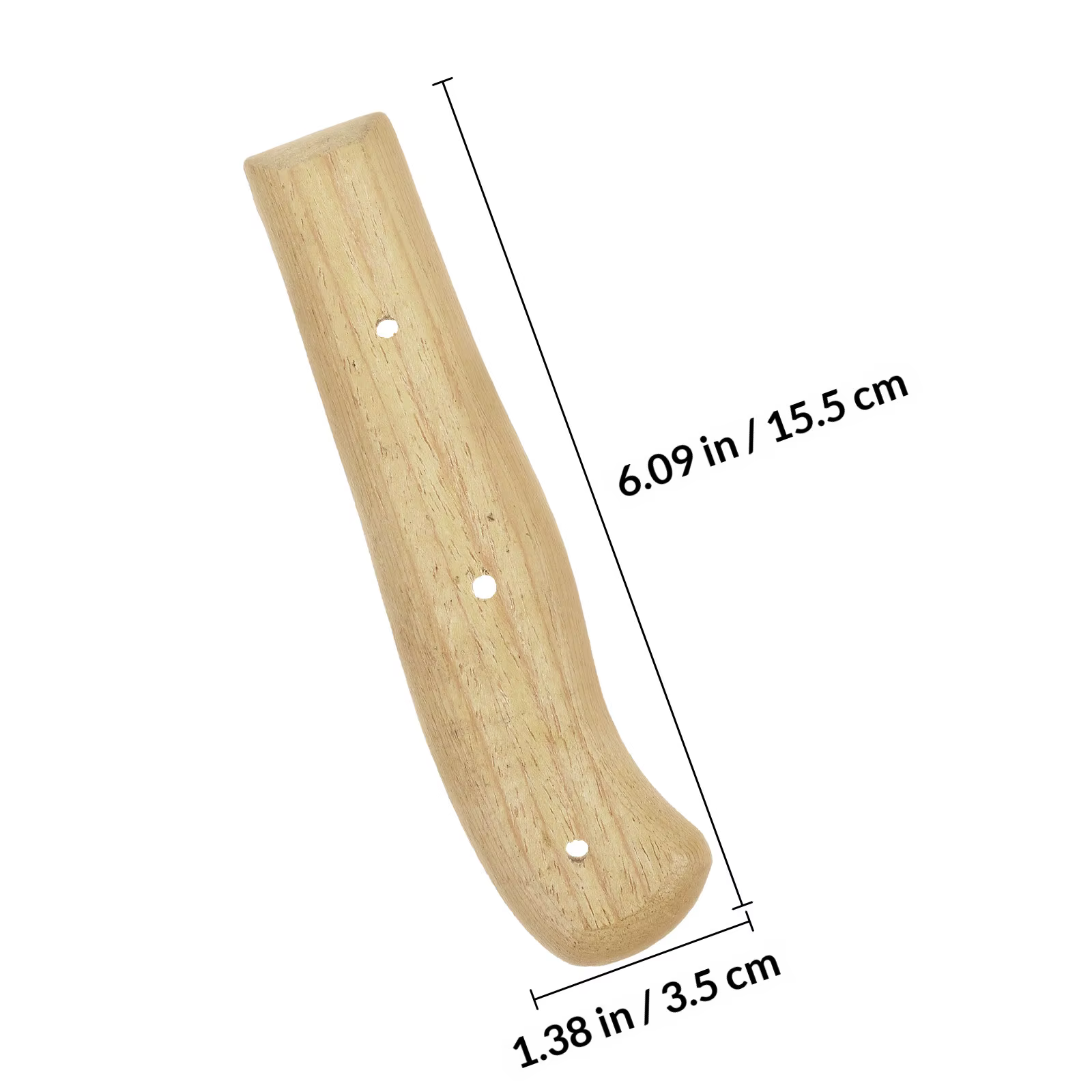 Couteau de cuisine japonais avec manche en bois massif, poignée classique de remplacement, ergonomique, antidérapante, kit de manche de couteau DIY