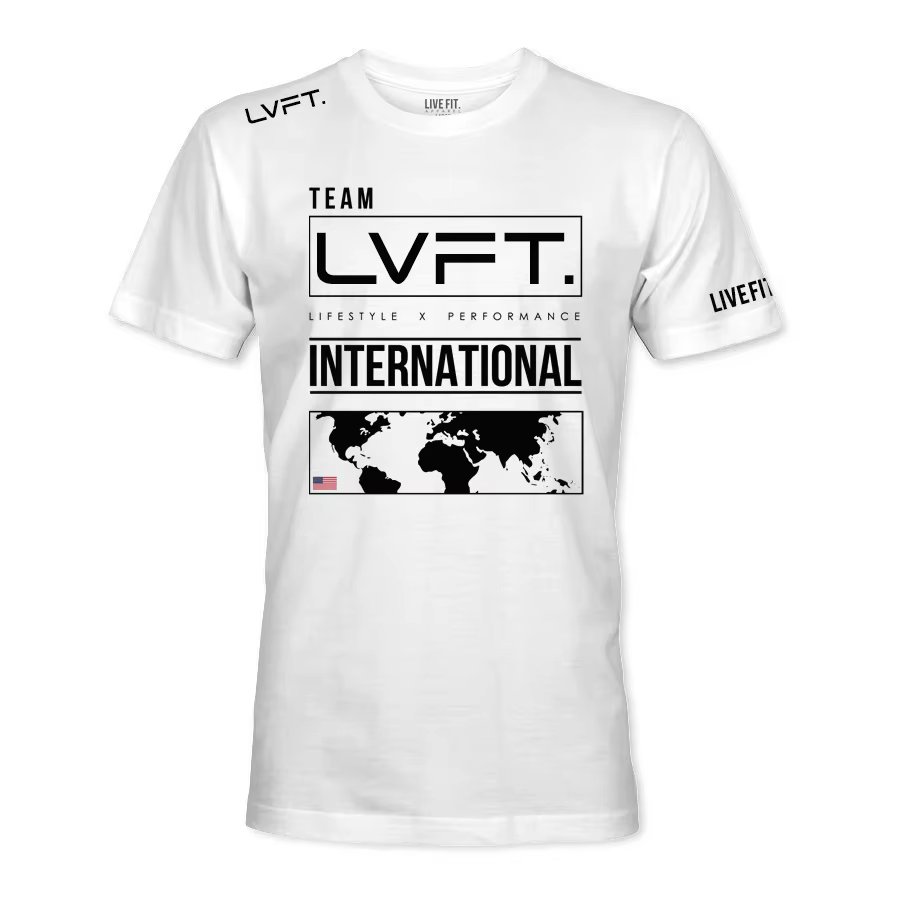 T-shirts de sport en coton à manches courtes pour hommes