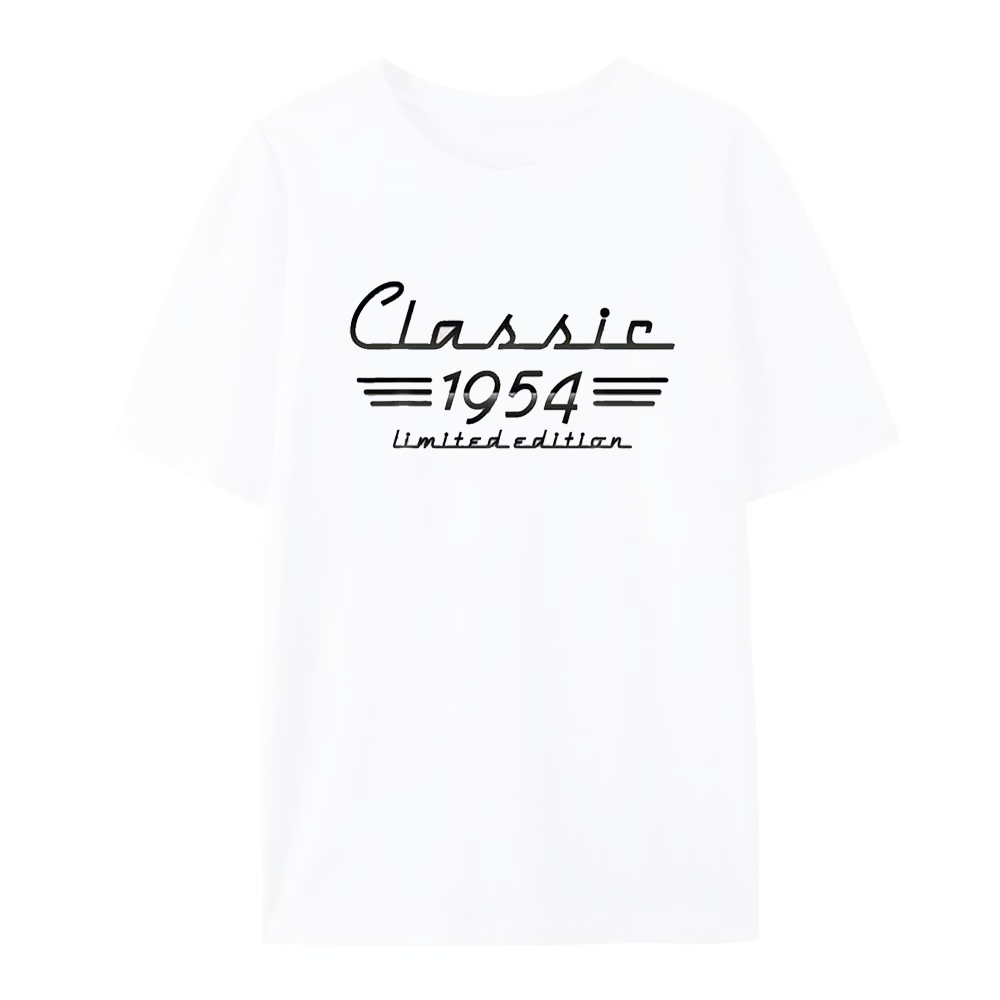 70e anniversaire chemise pour hommes les légendes sont nées en 1954 Vintage 70 ans T-Shirt 100% coton à manches courtes hauts t-shirts 51306