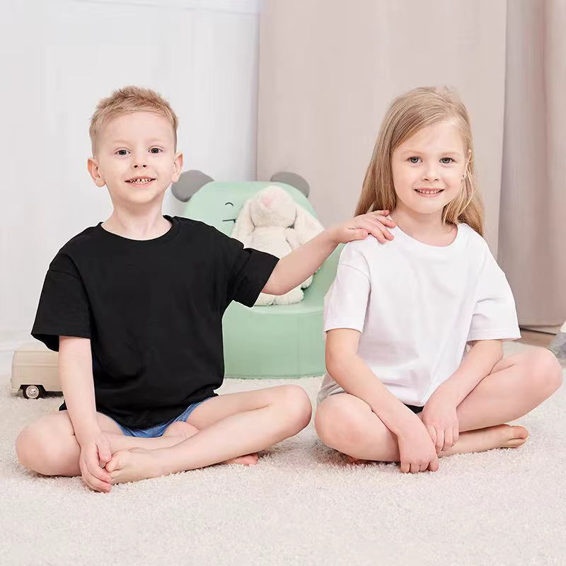 T-shirt d'été en coton doux pour garçons